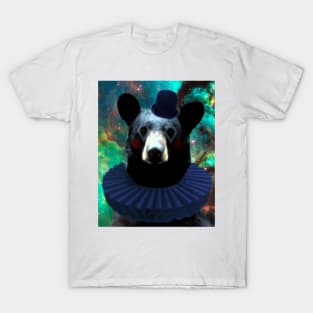 Clown Bear in Space T-Shirt